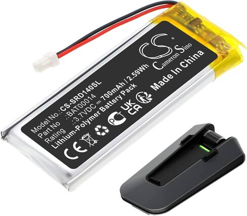 Cameron Sino 700mAh / 2.59WH بديلة بديلة لـ Cardo Packtalk Edge ، BAT00014 in Saudi Arabia