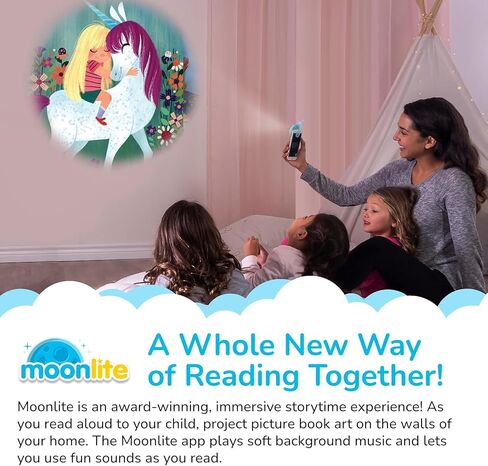 Moonlite Storytime Diggersaurs Storybook Reel, A Magical Way to Read Together, Digital Story for Projector, Fun Sound Effects, Toddler Early Learning Gifts for Kids Ages 12 Months and Up in Kuwait