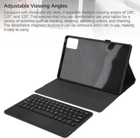 لوحة مفاتيح DIYEENI CASE لـ TAB K11 PLUS 11.5in 2024 (TB352FU) - لوحة مفاتيح Bluetooth المغناطيسية القابلة للفصل ، حالة رفيعة مع حامل القلم ، ودعم زوايا مشاهدة متعددة in Kuwait