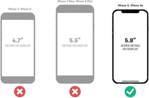 Otterbox Defender Series Case Rugged Case for iPhone XS & iPhone X - Case فقط - عبوة غير متوفرة - أسود (مع الدفاع الميكروبي) in Saudi Arabia