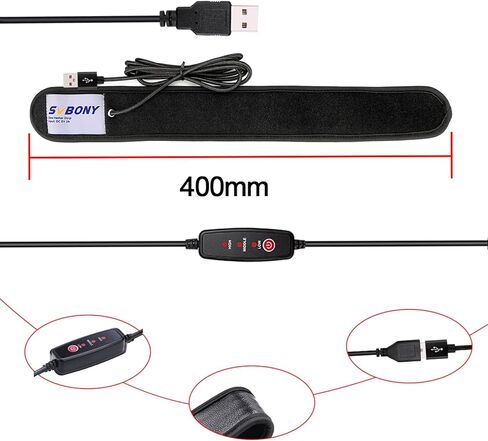 SVBONY SV172 Dew Heater Strip 320 mm Lens Heater Warmer, 240mm 3 Gear Regulator Temperature USB Universal Dew Heater Bundle with SV226 M54 Telescope Filter Drawer for Deep Sky Astrophotography in Saudi Arabia