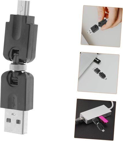 محول USB إلى محول USB MINI دوار موصل الإناث التصميم المحمول الدائم لجهاز الكمبيوتر المحمول بنك الطاقة والمزيد in Kuwait