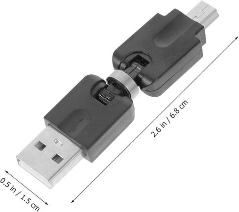 محول USB إلى محول USB MINI دوار موصل الإناث التصميم المحمول الدائم لجهاز الكمبيوتر المحمول بنك الطاقة والمزيد in Kuwait