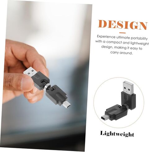 محول USB إلى محول USB MINI دوار موصل الإناث التصميم المحمول الدائم لجهاز الكمبيوتر المحمول بنك الطاقة والمزيد in Kuwait