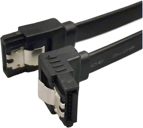 SATA 3.0 CABLE DISK DATA CABILE SOL*/ID STARIAL SATA مرنة نقل سريع .4M .8M (0.4 متر ، مستقيم) in Saudi Arabia