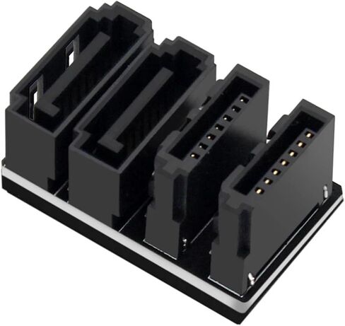 2 7pin محول محول PL-ug ولعب 90/180 درجة SATA أعلى زاوية SATA 7PIN لسطح المكتب اللوحة الأم (180 درجة) in Kuwait