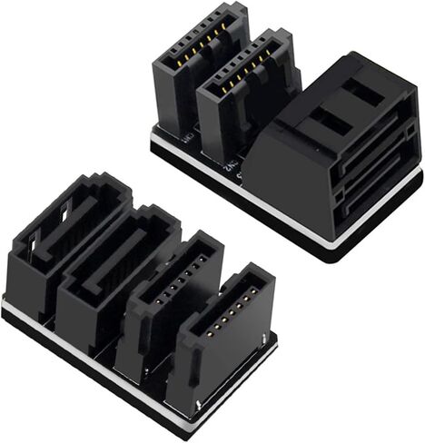 2 7pin محول محول PL-ug ولعب 90/180 درجة SATA أعلى زاوية SATA 7PIN لسطح المكتب اللوحة الأم (180 درجة) in Kuwait