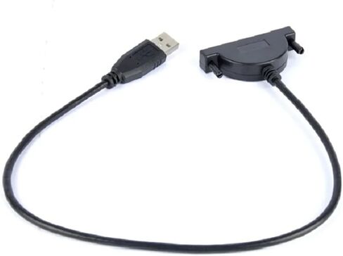 كابل SATA USB 2.0 إلى M1NI SATA II 7+6 13PIN محول لـ CD/DVD ROM Slimline Drive Cable Sway in Saudi Arabia