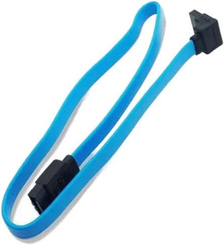 40CM Super Speed Straight 90 Right Angle SATA 3.0 Cable 6GB/s SATA III Cable Flat Data Cord for HDD SSD Wholesale in Saudi Arabia