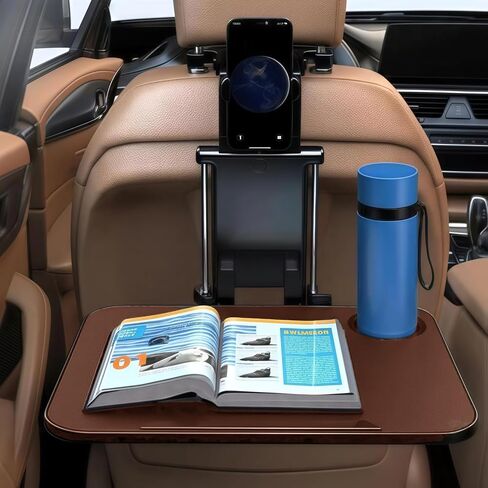 مكتب سيارة لجهاز الكمبيوتر المحمول لـ Mercedes-Benz GLE 2020-2025 ، طاولة علبة مقعد خلفية قابلة للطي ، حامل اللوحات متعددة الوظائف ، منظم مكتب كوب جبل ، ملحقات السيارة ، حامل اللوح الأسود in Saudi Arabia
