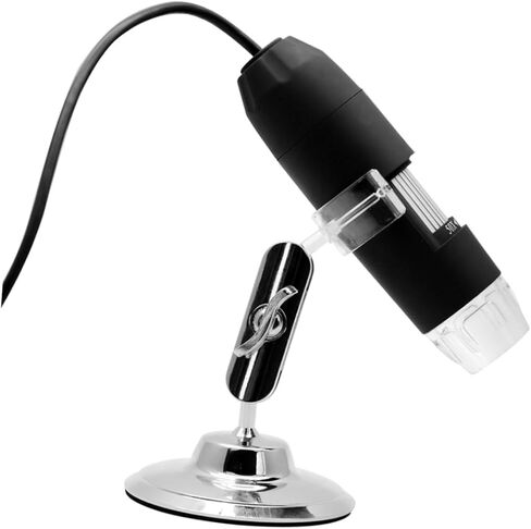 مجهر USB الرقمي مع مصابيح LED لتكبير الدقة تصميم محمول للطلاب هواة الجمع والهواة in Saudi Arabia