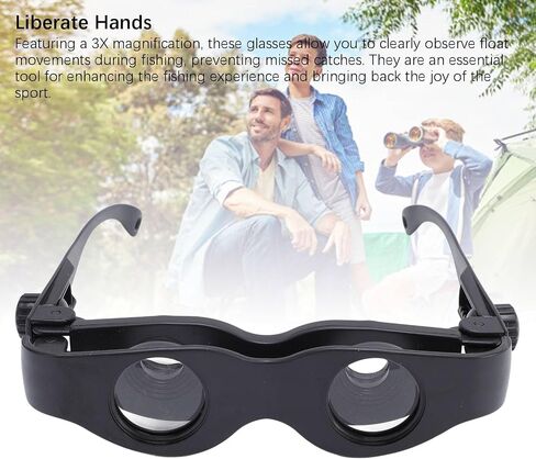 نظارات Denash Optics مجهر ، تكبير 3x ، تركيز قابل للتعديل مع العدسات المستقطبة ذات الألوان المزدوجة ، والاستخدام الليلي والنهار لصيد الأسماك in Kuwait