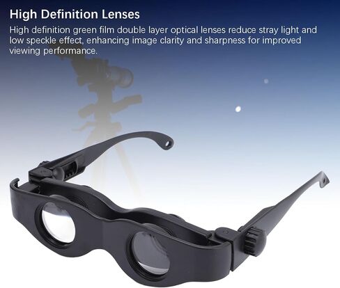 نظارات Denash Optics مجهر ، تكبير 3x ، تركيز قابل للتعديل مع العدسات المستقطبة ذات الألوان المزدوجة ، والاستخدام الليلي والنهار لصيد الأسماك in Kuwait