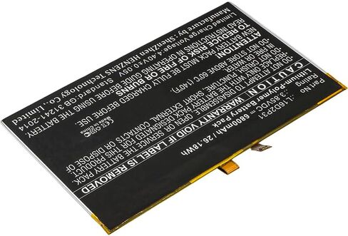 بطارية الكمبيوتر اللوحي الرقمي التآزر ، متوافقة مع اللوح Lenovo TB-X605FC ، (Li-Pol ، 3.85V ، 6800mAh) سعة عالية جدًا ، بديل لبطارية Lenovo L16D2P31 in Saudi Arabia
