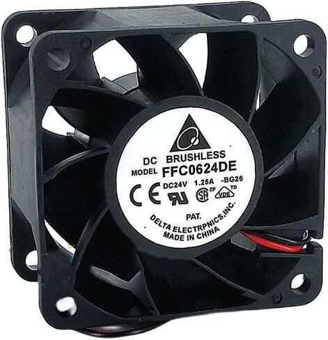 FFC0624DE 24V 1.25A 60MM Fan - 6CM 6038 2-Wire Cooling Fan in Saudi Arabia