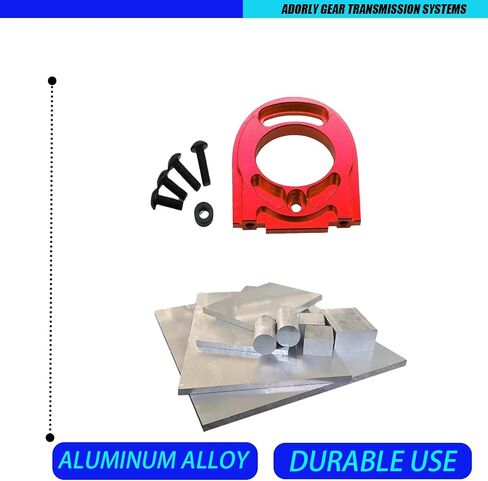Aluminum Adjustable Motor Mount Heat Sink for 1/10 Tamiya TT02 54558 Red in Saudi Arabia