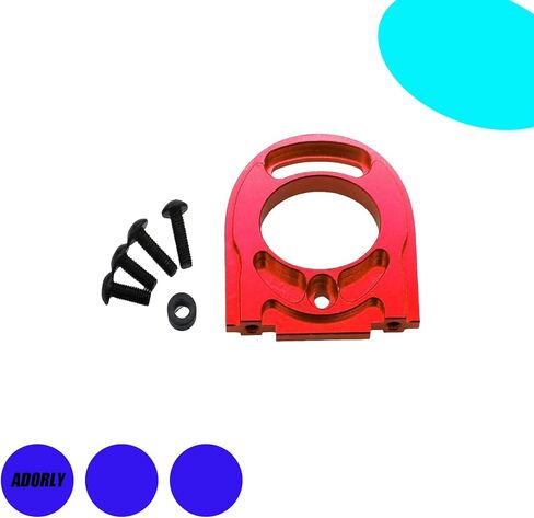 Aluminum Adjustable Motor Mount Heat Sink for 1/10 Tamiya TT02 54558 Red in Saudi Arabia