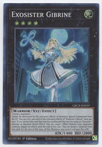 Exosister Gibrine - GRCR -EN019 - Super Rare - 1st Edition in Kuwait