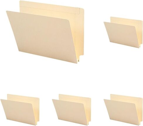 Smead End Tab File Folder, Reinforced Straight-Cut Tab, 1-1/2" Expansion, Letter Size, Manila, 50 per Box (24275) in Saudi Arabia
