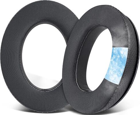 SOULWIT Cooling Gel Earpads Replacement for Kingston Headphones HyperX Cloud Revolver, Revolver S Gaming Headset, Ear Pads Cushions with High Density Foam - Black in Saudi Arabia