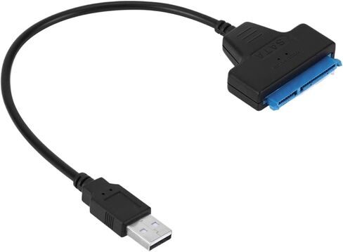 High Speed USB 3.0 2.0 to Sata Cable 22 Pin 2 5" 3.5" 2.5 Inch HDD Hard Disk Driver DVD CD ROM Adapter Converter(USB 2.0 for 2.5) in Saudi Arabia