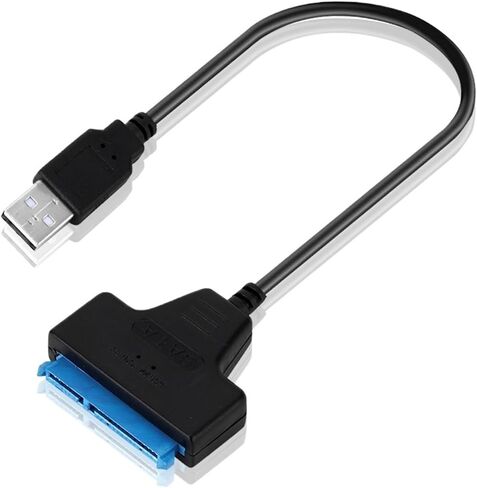 High Speed USB 3.0 2.0 to Sata Cable 22 Pin 2 5" 3.5" 2.5 Inch HDD Hard Disk Driver DVD CD ROM Adapter Converter(USB 2.0 for 2.5) in Saudi Arabia