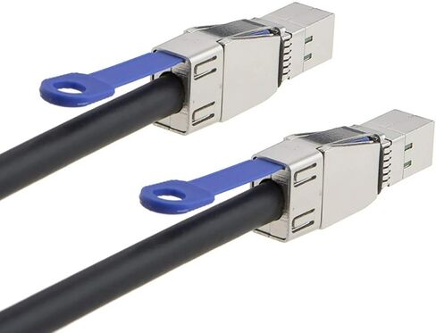 0.5M External S/AS HD SFF-8644 to M1ni S/AS SFF-8644 High Density HD Cord for Hard Disk Server Card in Saudi Arabia