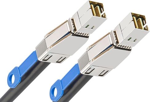 0.5M External S/AS HD SFF-8644 to M1ni S/AS SFF-8644 High Density HD Cord for Hard Disk Server Card in Saudi Arabia