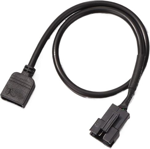 كابل محول تحويل 30 سم RGB للوحة الأم 5V 3PIN/12V 4PIN للكمبيوتر كمبيوتر L/E/D شريط الضوء/LED Cable SM (4pcs 3p ذكر) in Saudi Arabia