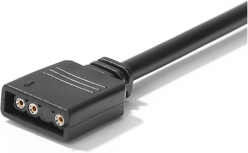 كابل محول تحويل 30 سم RGB للوحة الأم 5V 3PIN/12V 4PIN للكمبيوتر كمبيوتر L/E/D شريط الضوء/LED Cable SM (4pcs 3p ذكر) in Saudi Arabia