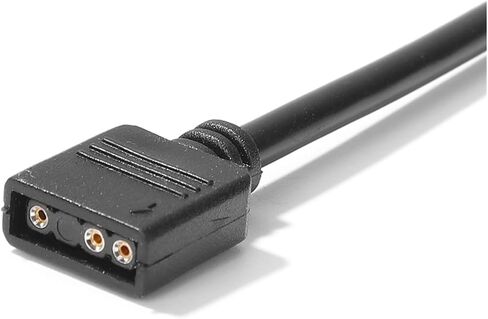 كابل محول تحويل 30 سم RGB للوحة الأم 5V 3PIN/12V 4PIN للكمبيوتر كمبيوتر L/E/D شريط الضوء/LED Cable SM (4pcs 3p ذكر) in Saudi Arabia