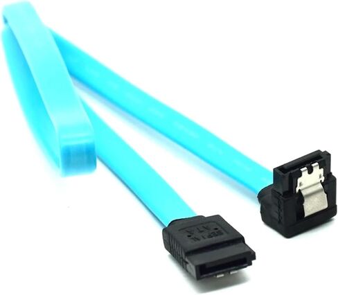 45cm Sata3.0 Sol*/id State Hard Disk Serial Data Cable Multi-Color Multi-Spec Flexible Sata Hard Disk Fast Transmission Cable(Blue-Straight) in Saudi Arabia