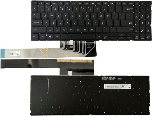 جهاز كمبيوتر محمول US Backboard Backlit US Placement لـ ASUS X571 X571F X571G X571GD X571GT X571U SN6581BL AEXKTU01011 AEXKTU01020 in Saudi Arabia