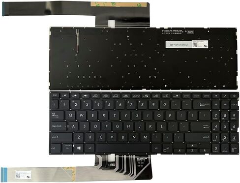 جهاز كمبيوتر محمول US Backboard Backlit US Placement لـ ASUS X571 X571F X571G X571GD X571GT X571U SN6581BL AEXKTU01011 AEXKTU01020 in Saudi Arabia