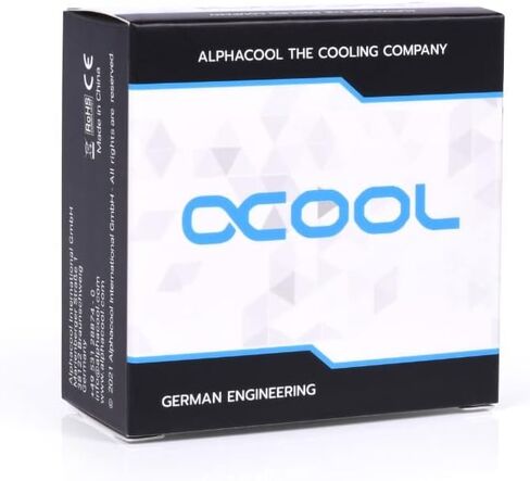 Alphacool Eiszapfen L-Connector Fitting G1/4 OT G1/4 IT - Black (17594) in Saudi Arabia