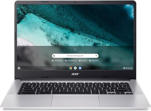 Acer Chromebook 314 CB314-3HT-C9VS | Intel Celeron N4500 | 14 "عرض HD IPS كامل اللمس | Intel UHD Graphics | 4GB LPDDR4X | 128GB EMMC | Wi-Fi 6 | DTS Audio | Chrome OS | Silver Pure in Saudi Arabia