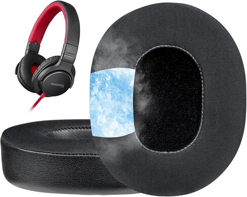 SOULWIT Earpads Replacement for Sony MDR-ZX750 (ZX750BN/ZX750AP/ZX750DC) Headphones, Ear Pads Cushions with Noise Isolation Foam-CG Black in Saudi Arabia