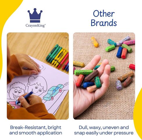CrayonKing 1,000 Bulk Crayons, 500 Cello 2-Packs, Party Favors in Kuwait