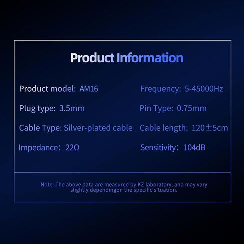 KZ AM16 16 سائق التسليح المتوازن Hi-Fi IEM مع سماعات الرأس المتوازنة والمحسّنة بالباص سماعات رأس كبلات قابلة للفصل (باس لا ميكروفون) in Kuwait