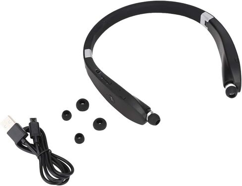 SX-991 Bluetooth اللاسلكي اللاسلكي ، سماعات أذن شريط العنق ، سماعات الرأس المعلقة من الرقبة القابلة للطي ، تقليل ضوضاء النطاق العريض CVC ، اتصال مطابقة ذكي للجهاز اللوحي ، الكمبيوتر المحمول ، سطح المكتب والهاتف الخلوي in Kuwait