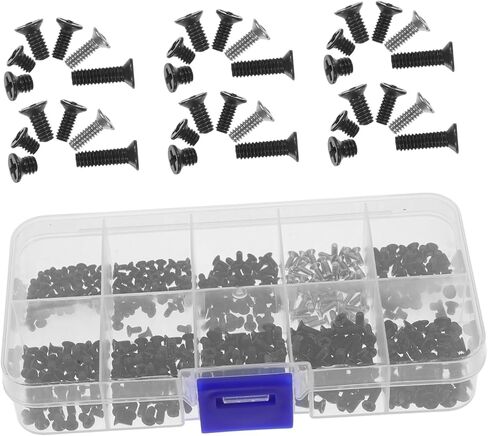 Ciieeo 500pcs Laptop Repair Screws Assortment Kit M2/M2.5 Sizes Stainless Steel Small Screws for Notebook and Electronics DIY Projects in Kuwait