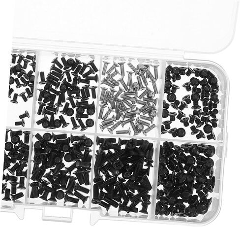 Ciieeo 500pcs Laptop Repair Screws Assortment Kit M2/M2.5 Sizes Stainless Steel Small Screws for Notebook and Electronics DIY Projects in Kuwait