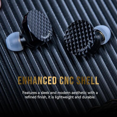 Linsoul 7Hz Timeless II في شاشة الأذن ، تم ترقيته 14.5 مم سائق مغناطيسي مستو IEM ، سماعات الأذن السلكية (Timeless II) Cable Zonie IEM ، سلك أذن بطول 2 متر ، 16 مترًا من الفضة المطلي بالفضة. in Saudi Arabia