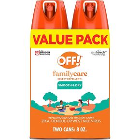 OFF! FamilyCare Insect & Mosquito Repellent Aerosol, Smooth and Dry Formula Bug Spray, Provides Up to 6 Hours of Protection, 4 Oz in Kuwait