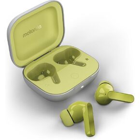 Motorola Moto Buds XT2443-1 Dynamic ANC, Triple Mic. Array, IPX IP54, Bluetooth 5.3, Dolby Atmos-Sound - (Green) in Kuwait