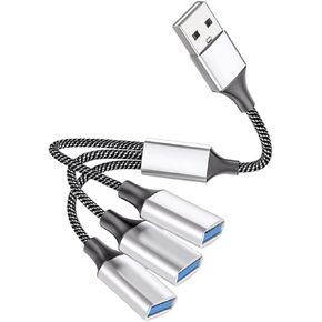 كابل فاصل USB المحمول من الذكور إلى أنثى محور USB لنقل التصميم المدمج لا يوجد سائق مطلوب لأجهزة الكمبيوتر والسيارات in Kuwait