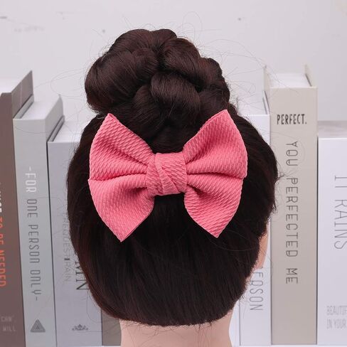 XIMA 30PCS Girls Hair Bows Clips Felt Woolen Hair Accessories Handmade Cotton Hair Bow for Toddler Girls Infants Kids and Teens 30Colors in Kuwait