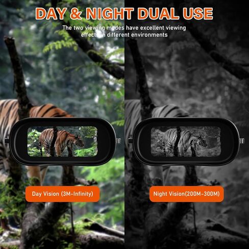 Device Night Device ، 1080p HD Video Recording ، 850nm LED LED ، سطوع 7 مستويات ، تكبير 4x ، تكبير رقمي 5x ، شاشة 2.4 بوصة ، متوافق مع ترايبود in Saudi Arabia