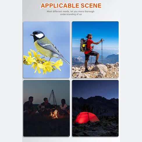 Device Night Device ، 1080p HD Video Recording ، 850nm LED LED ، سطوع 7 مستويات ، تكبير 4x ، تكبير رقمي 5x ، شاشة 2.4 بوصة ، متوافق مع ترايبود in Saudi Arabia