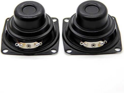 2 بوصة 10W 4 مكبرات الصوت المقاومة لللمس 2.0 قناة مكبرات صوت للهواتف الذكية والأجهزة اللوحية وأجهزة الكمبيوتر والمسرح المنزلي - الأسود (500314224) in Kuwait